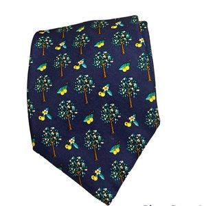 NWT Brooks Brothers All Silk Lemon Tree Tie